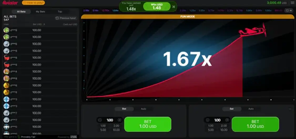 Aviator registration