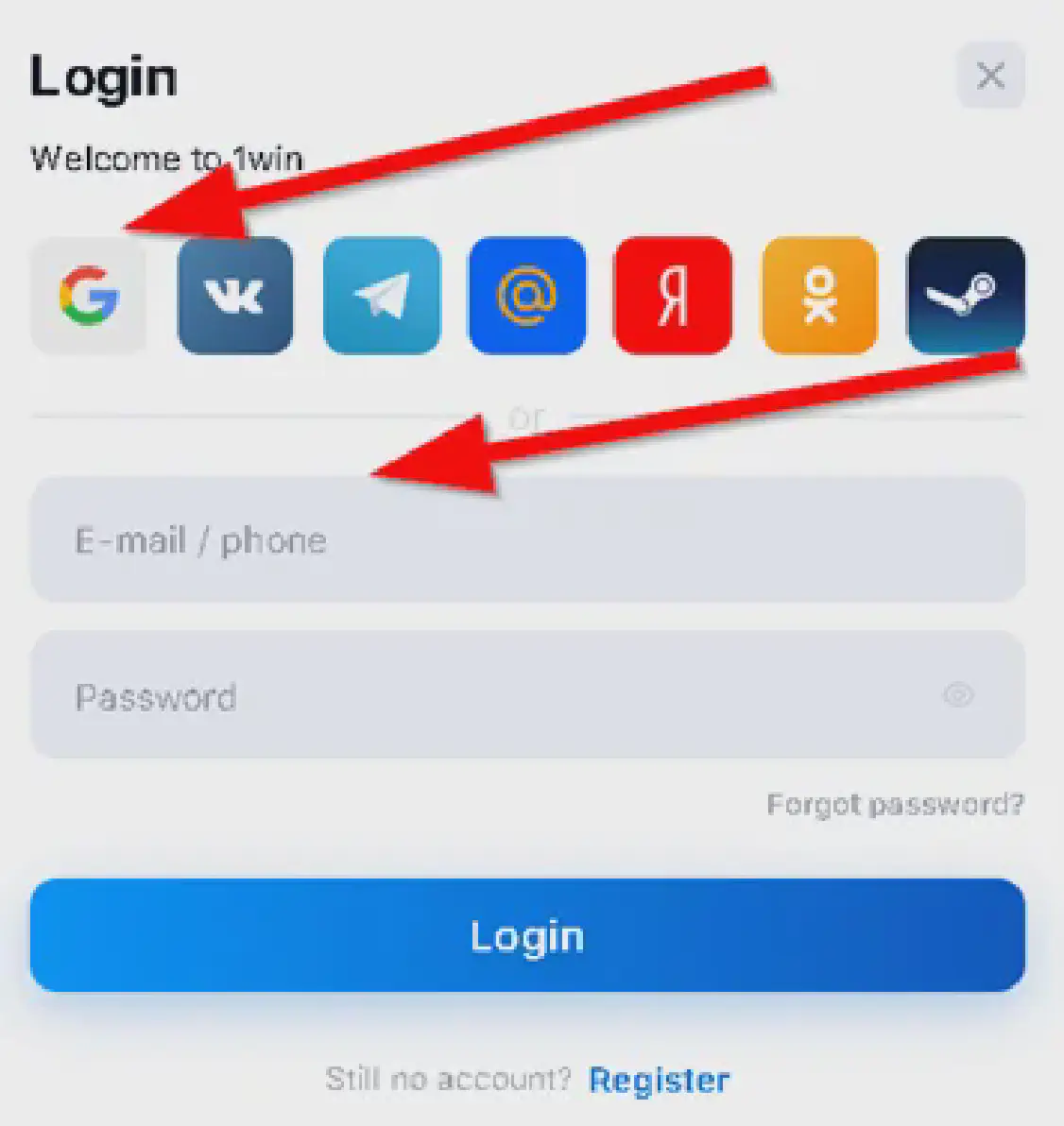 Aviator login